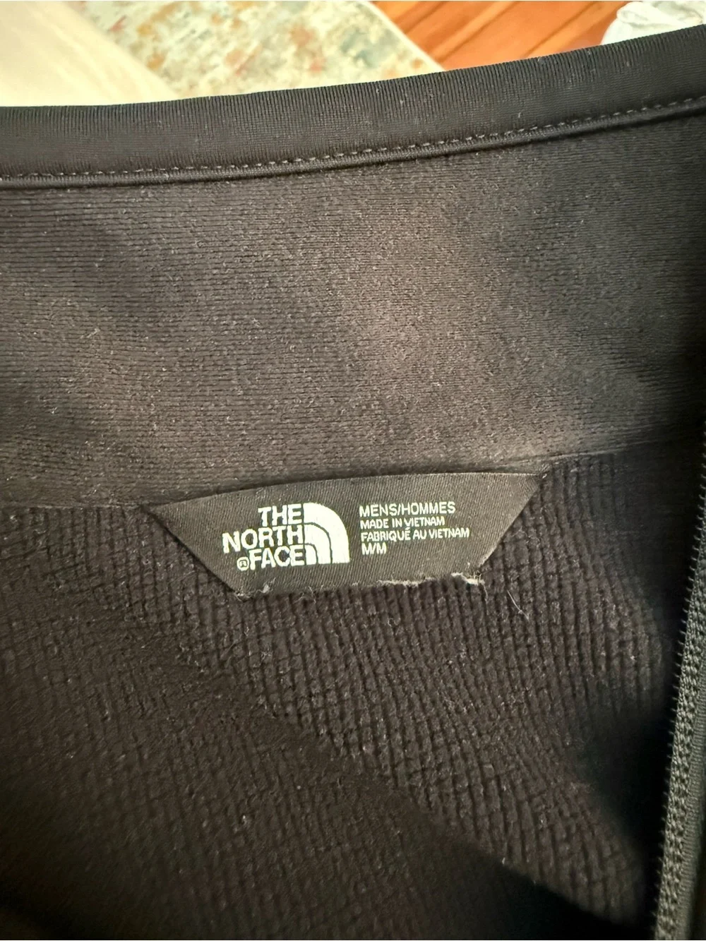 North Face Men’s Black Softshell Vest James B. Beam Logo